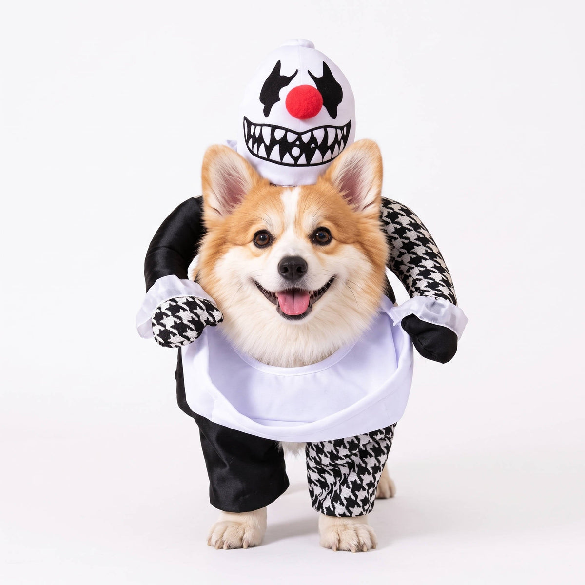 Dog Costume, Creepy Halloween Costume with Padded Arms and 3D Walking Look for Trick or Treating