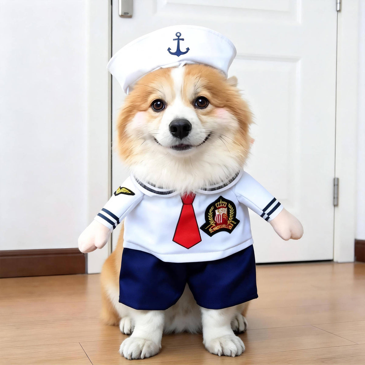 Dog Costume, Creepy Halloween Costume with Padded Arms and 3D Walking Look for Trick or Treating