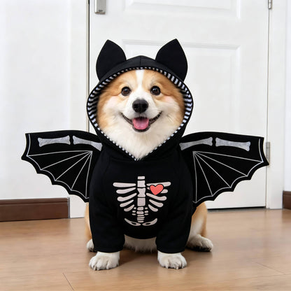Dog Costume, Creepy Halloween Costume with Padded Arms and 3D Walking Look for Trick or Treating
