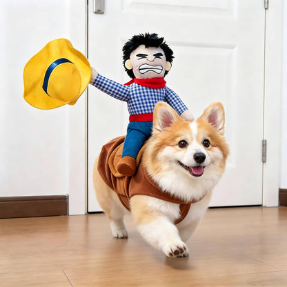 Dog Costume, Creepy Halloween Costume with Padded Arms and 3D Walking Look for Trick or Treating