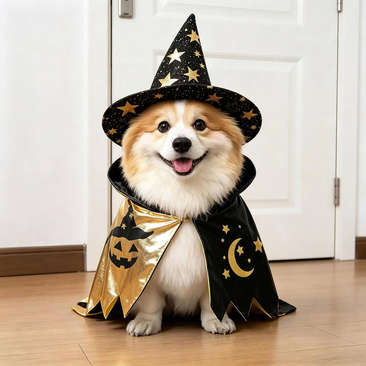 Dog Costume, Creepy Halloween Costume with Padded Arms and 3D Walking Look for Trick or Treating