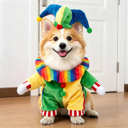 Dog Costume, Creepy Halloween Costume with Padded Arms and 3D Walking Look for Trick or Treating
