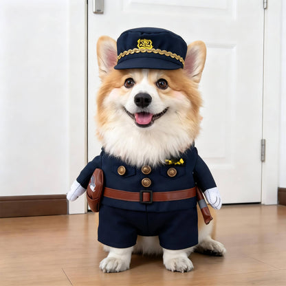 Dog Costume, Creepy Halloween Costume with Padded Arms and 3D Walking Look for Trick or Treating