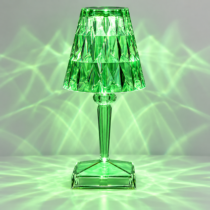 Crystal Table Lamp LED Touch Control Orb Base Decorative