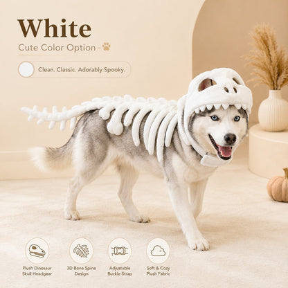 Glow Dinosaur Skeleton Pet Costume 2026