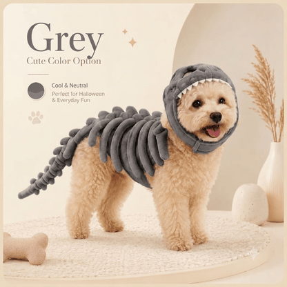 Glow Dinosaur Skeleton Pet Costume 2026
