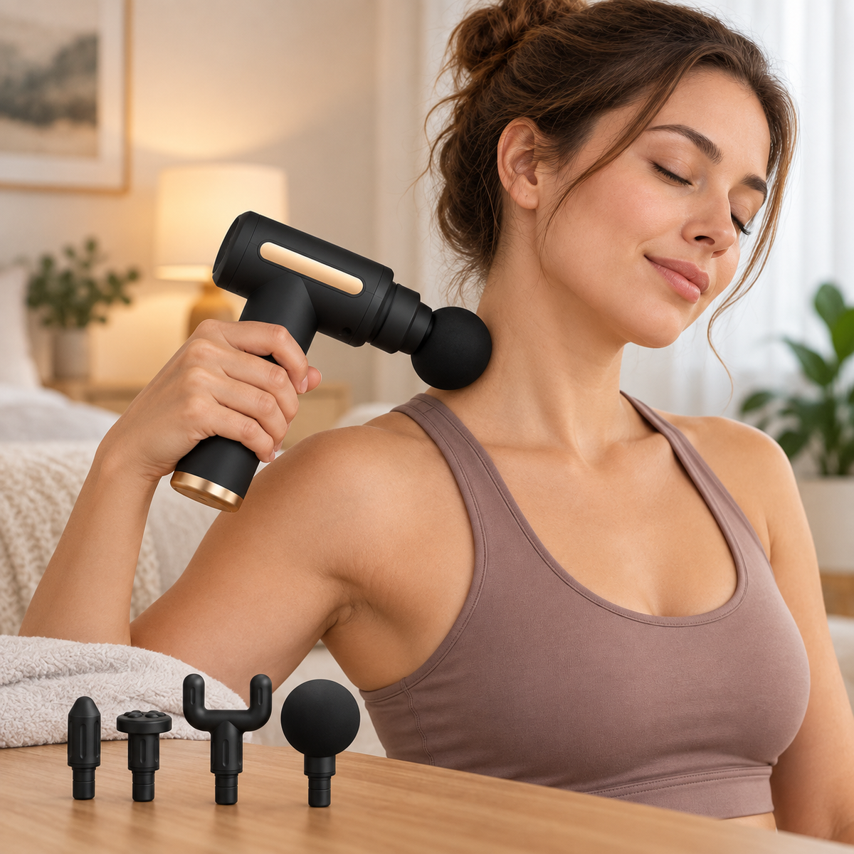 Deep Tissue Massage Gun Adjustable Speed Muscle Relief
