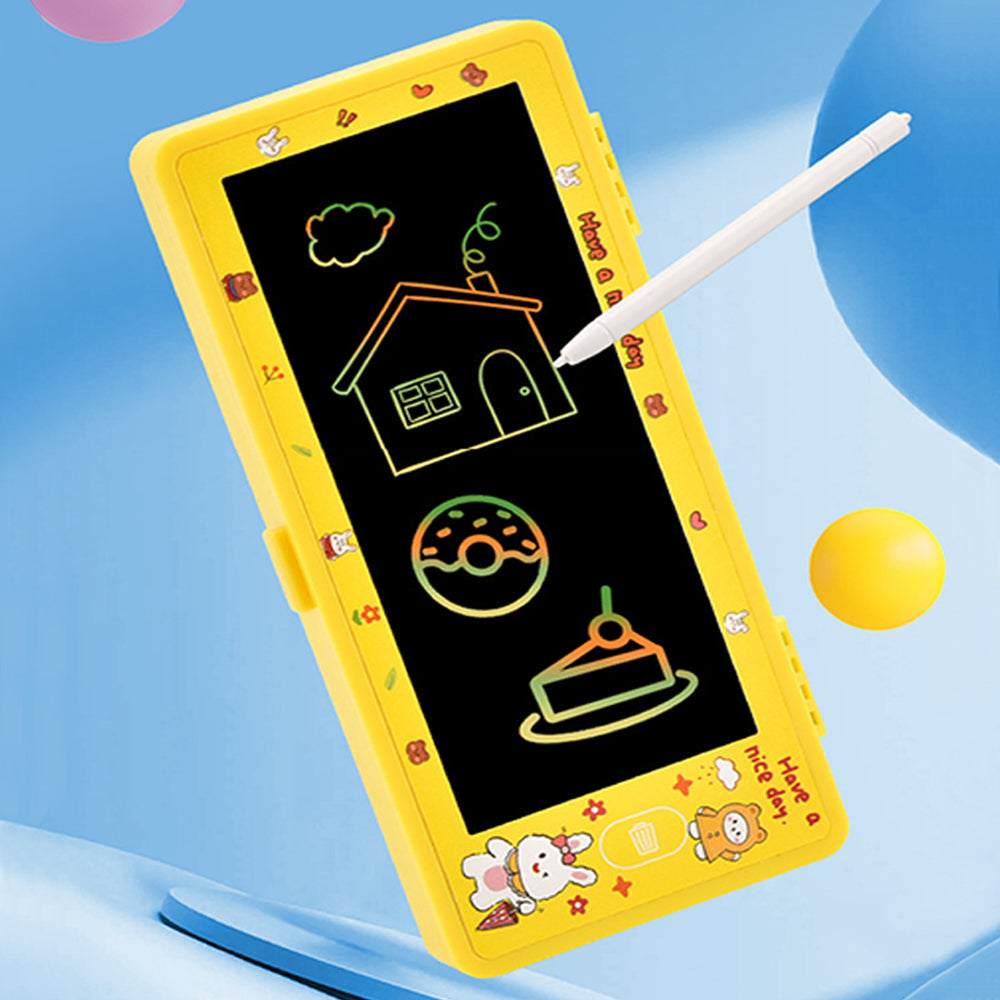 LCD Drawing Pencil Case – 2 in 1 Erasable Writing Board and Stationery Box for School Learning and Organization