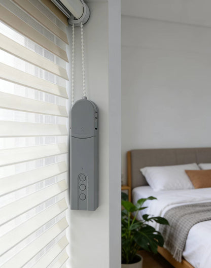 WiFi Smart Curtain Motor – Zigbee Electric Blind Controller Compatible with Smart Life App for Automated Home Window Curtains
