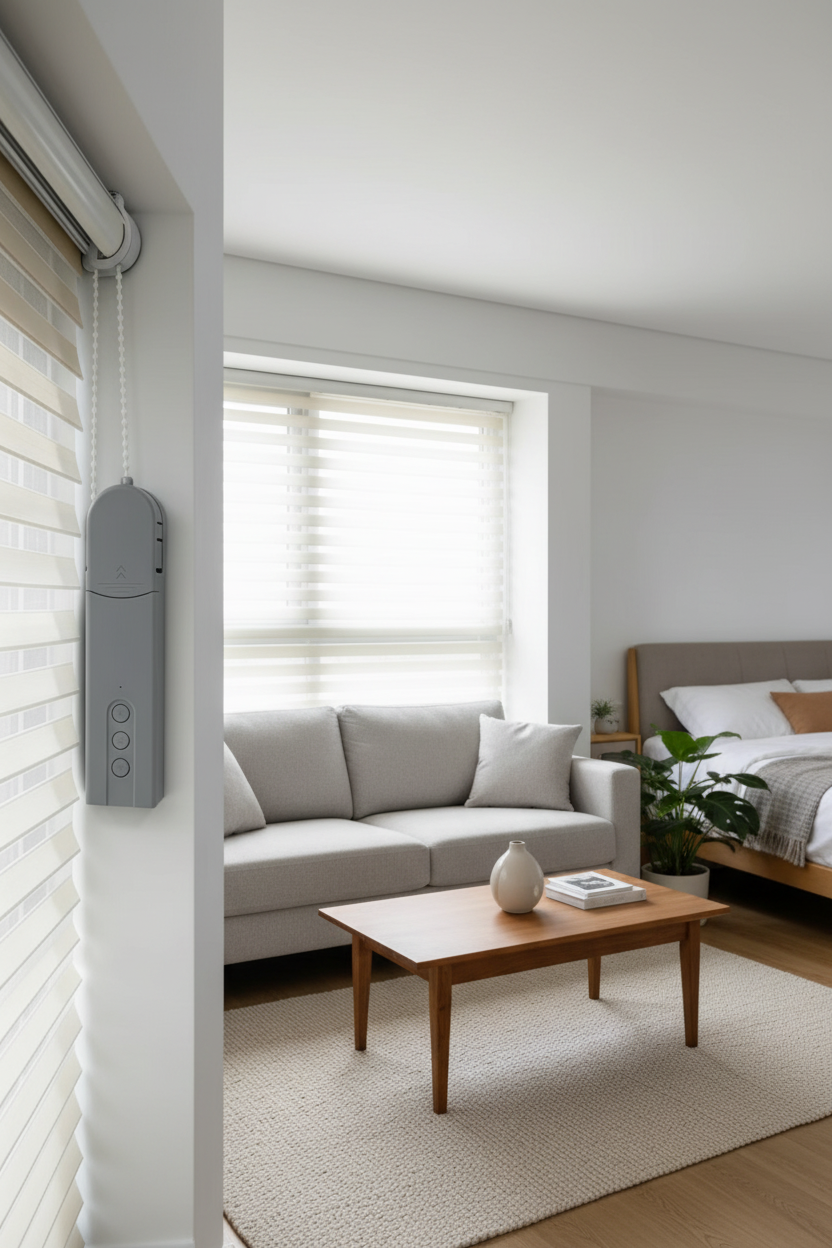 WiFi Smart Curtain Motor – Zigbee Electric Blind Controller Compatible with Smart Life App for Automated Home Window Curtains