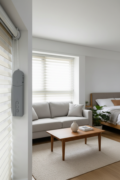 WiFi Smart Curtain Motor – Zigbee Electric Blind Controller Compatible with Smart Life App for Automated Home Window Curtains