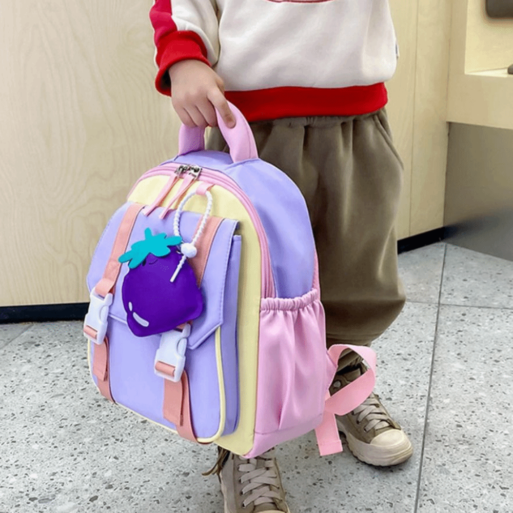 Cartoon Kids School Backpack – Waterproof Lightweight Nursery Bag with Adjustable Straps and Spacious Storage for Everyday School Use