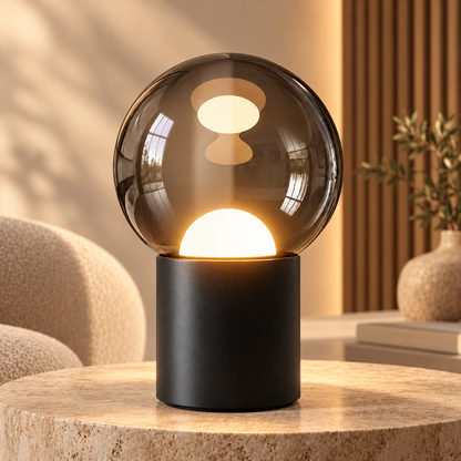 Dimmable LED Modern Table Lamp Adjustable Touch Base Oval