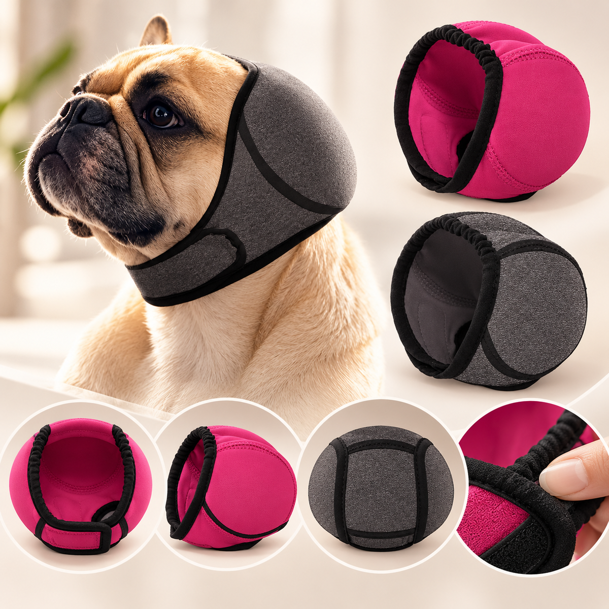 Dog Earmuffs Fireworks Thunderstorms Waterproof Design
