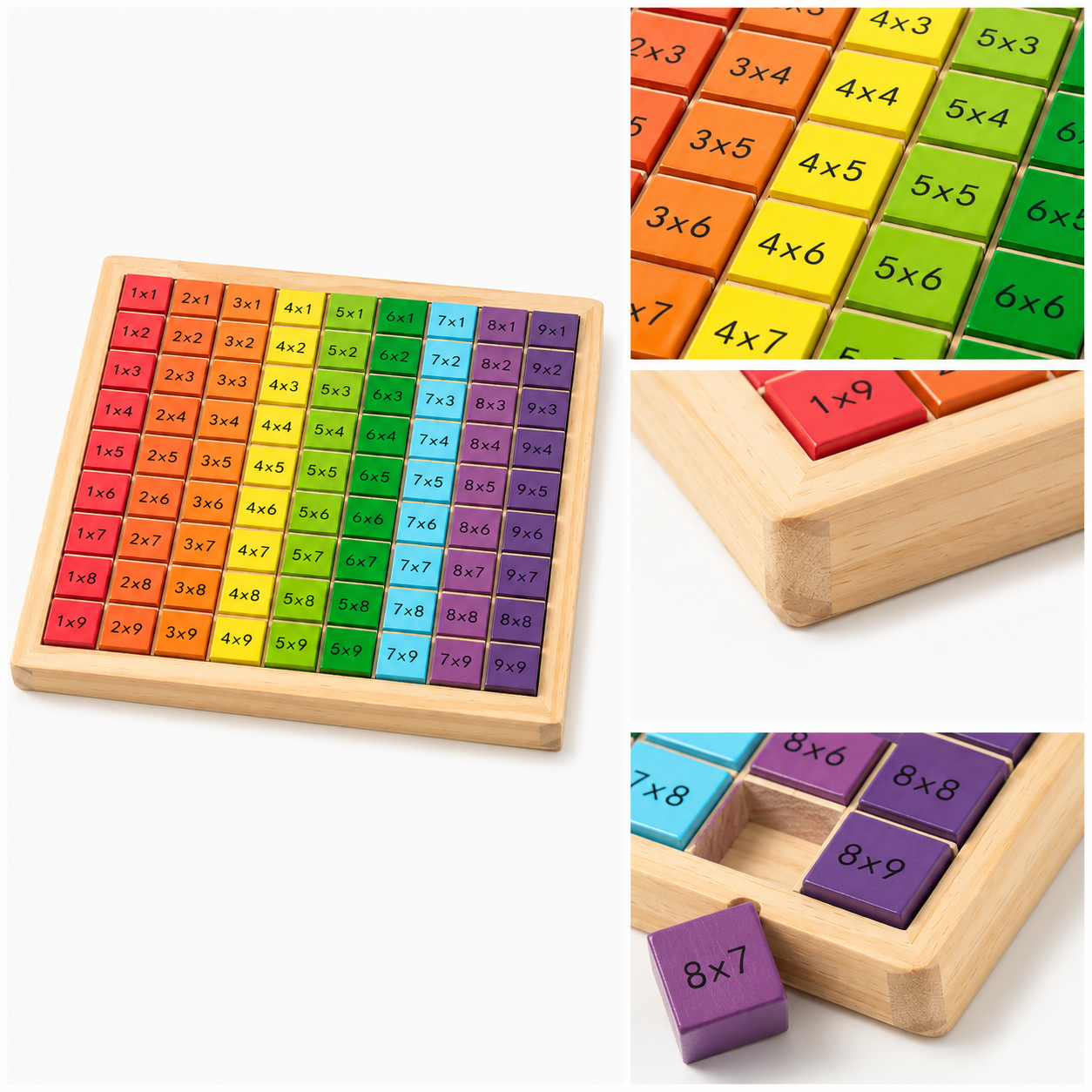 Educational Toys Kids Multiplication Learning Board