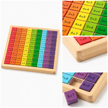 Educational Toys Kids Multiplication Learning Board