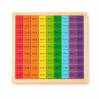 Educational Toys Kids Multiplication Learning Board