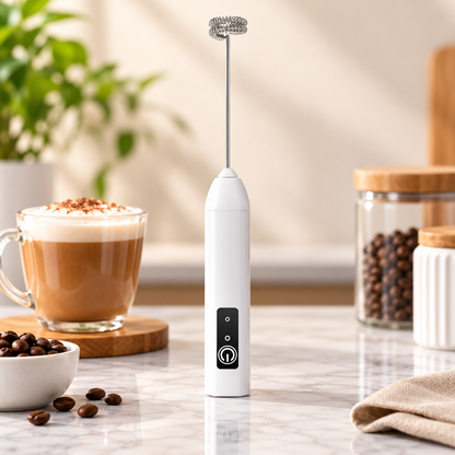 Electric Milk Frother Handheld Rechargeable Kitchen Tool