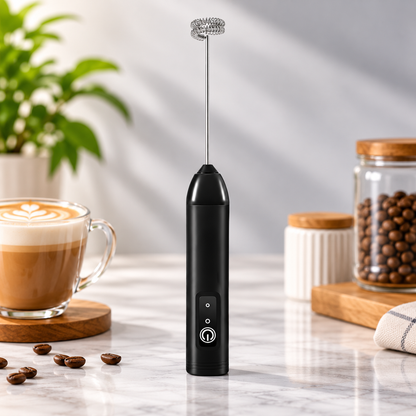 Electric Milk Frother Handheld Rechargeable Kitchen Tool