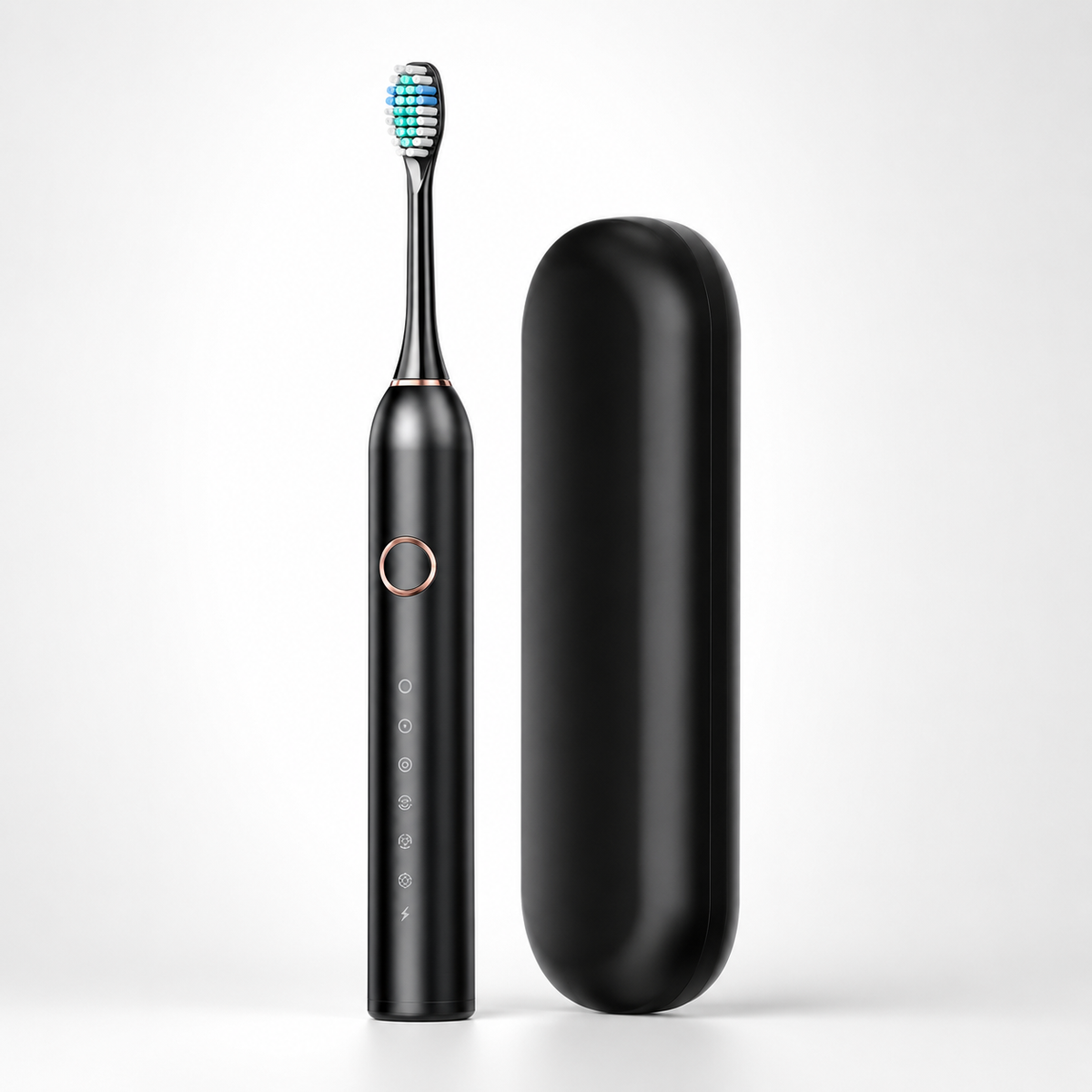 Sonic Electric Toothbrush with Timer and Four Replacement Heads, IPX7 Rated