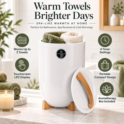 Electric Towel Warmer Timer Bathroom Appliance