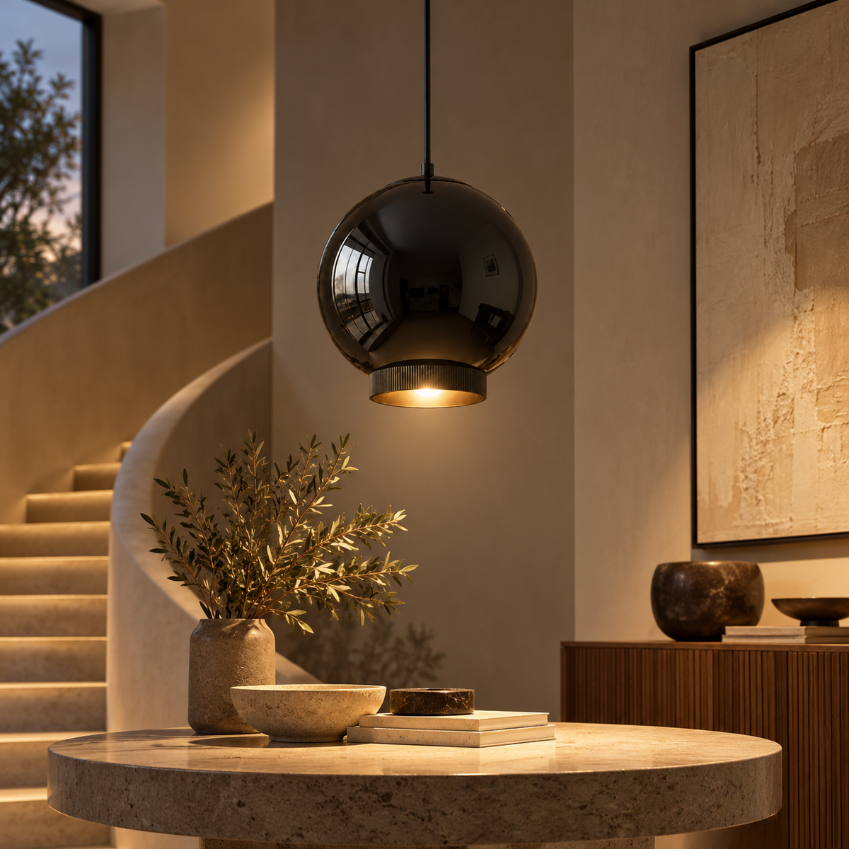 Energy Efficient Pendant Light Adjustable Modern Design