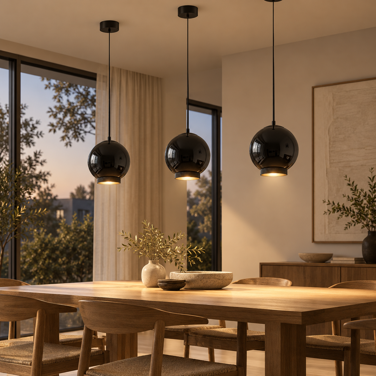 Energy Efficient Pendant Light Adjustable Modern Design