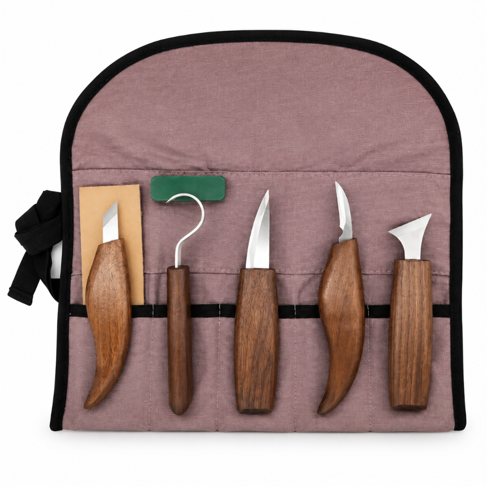 Ergonomic Wood Carving Tools Beginner Set Precision Grip