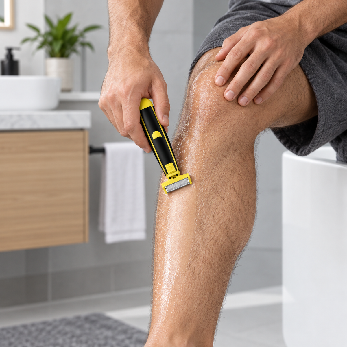 Fast Safe Shaving Electric Shaver Wet Dry Use