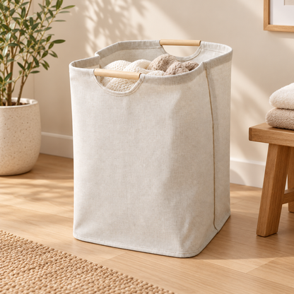 Foldable Laundry Basket Breathable Storage Organizer