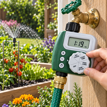 Garden Watering Timer Lcd Automatic Irrigation Valve
