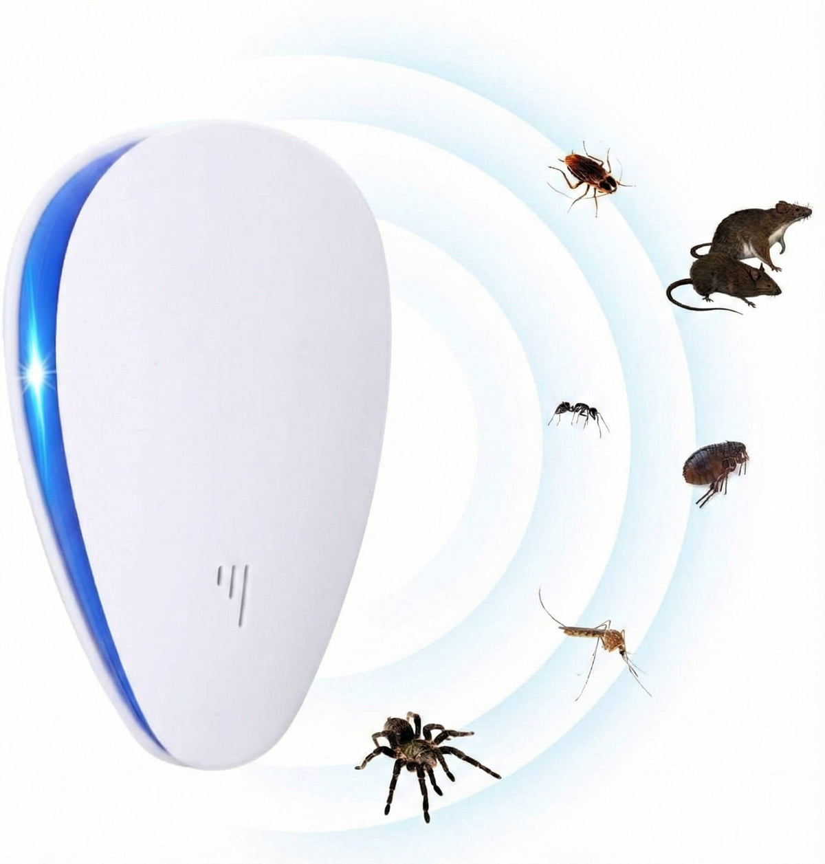 Plug In Ultrasonic Pest Deterrent Device for Bed Bugs and Insects
