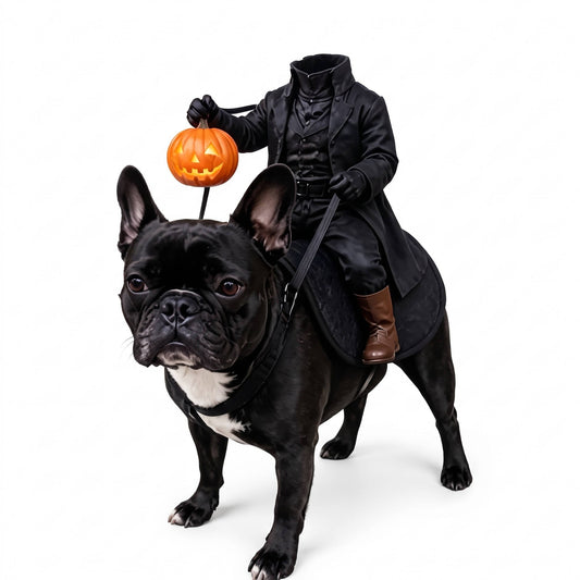 Headless Horseman Pet Costume, Halloween Costume for Cats and Dogs, Parties and Dress Up