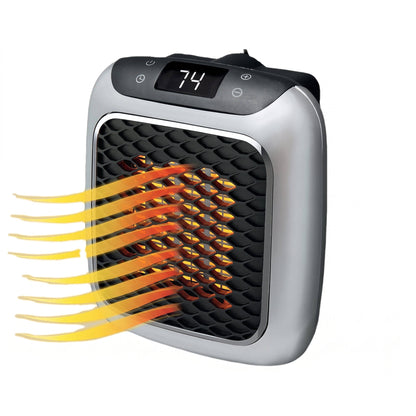 Mini Wall Mounted Heater, Compact Ceramic Electric Heater Fan for Bedroom Dormitory Home and Small Spaces