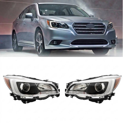 2015 to 2017 Subaru Legacy & Outback Halogen Headlights, Left & Right Side Pair, Factory Style Replacement, DOT/SAE Compliant