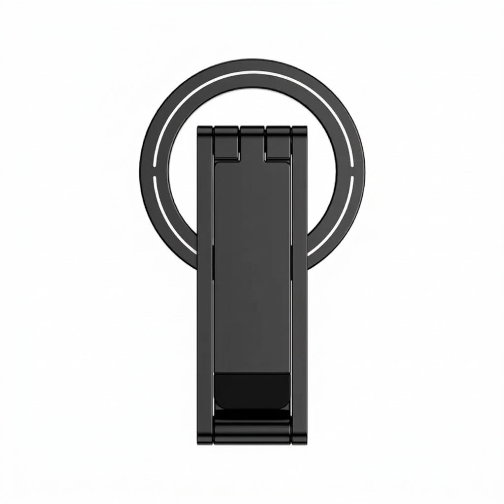 Magnetic Phone Tripod Stand, Aluminum Mini Foldable Phone Stand with Magnetic Quick Mount for iPhone 12 to 16