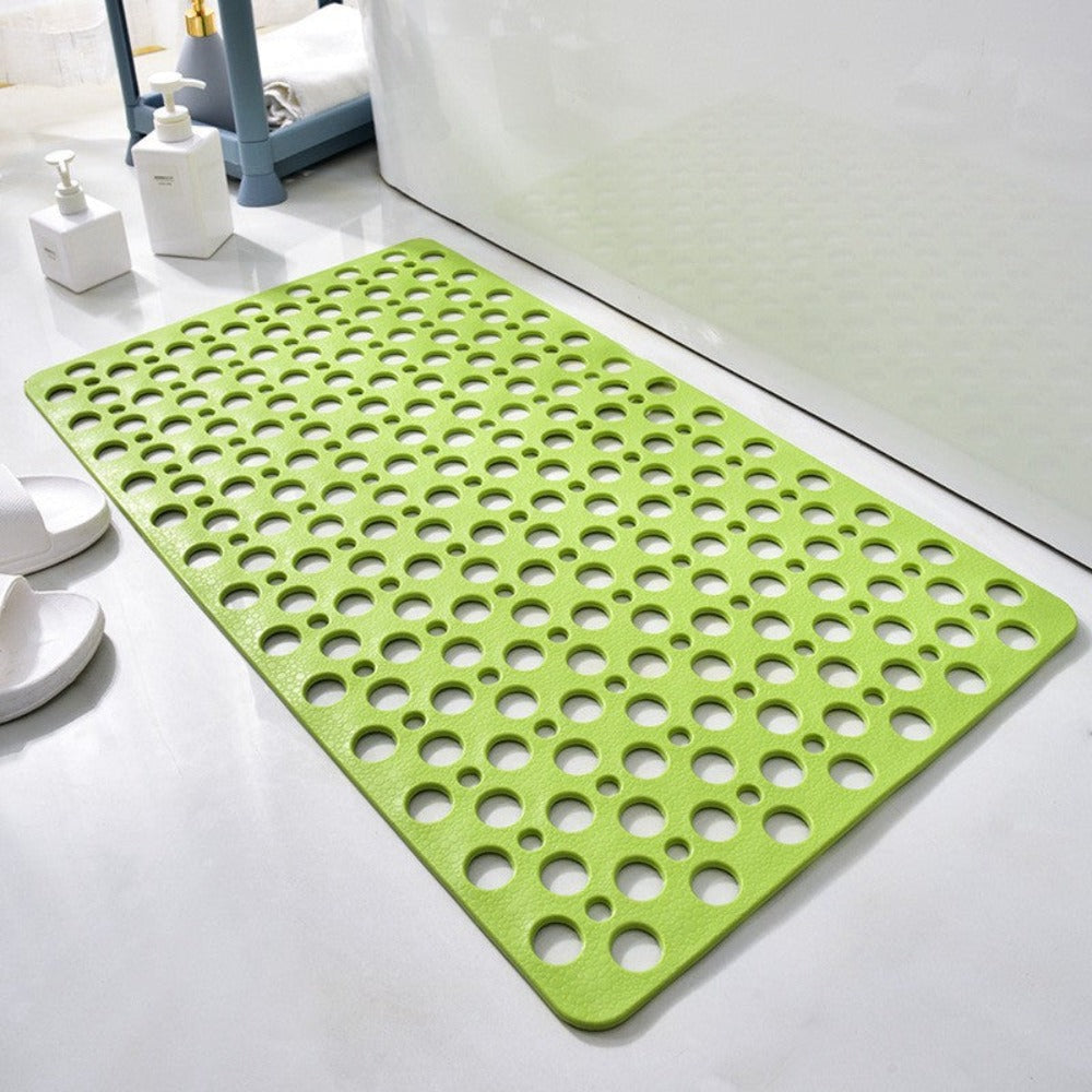 Textured Shower Mat with Grip Pattern Backing and Antibacterial Treatment