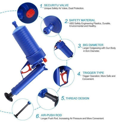 Powerful Air Blow Gun Pipe Cleaner