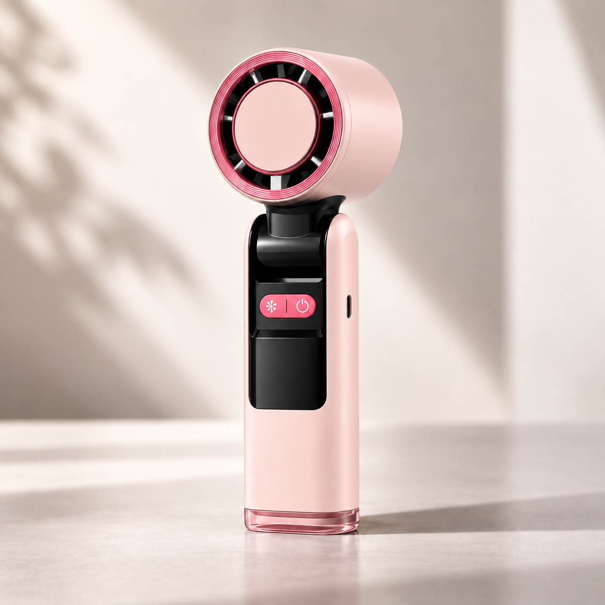 Handheld Fan Flashlight Battery Powered Portable Design