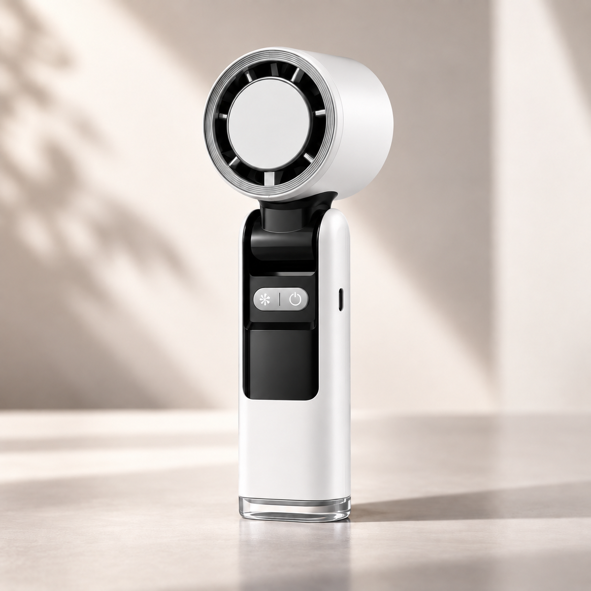 Handheld Fan Flashlight Battery Powered Portable Design