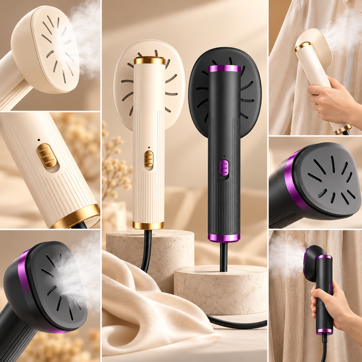Handheld Garment Steamer Travel Quick Wrinkle Removal