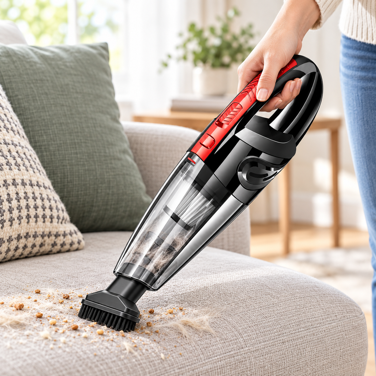Handheld Vacuum Cleaner Portable Strong Suction Cordless