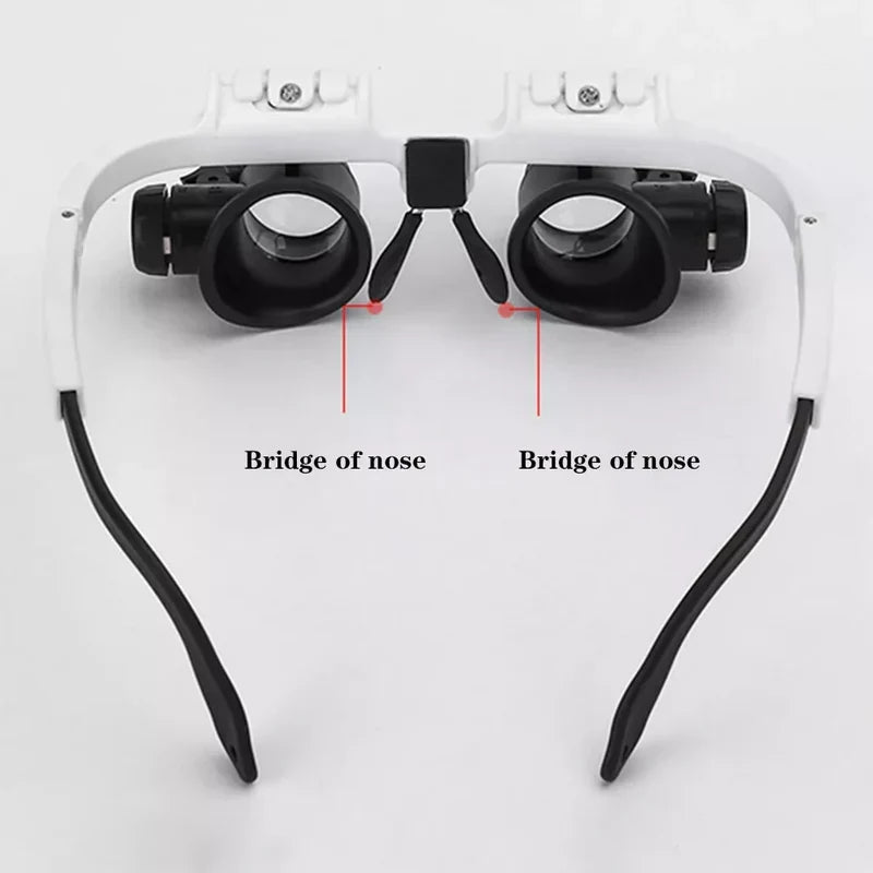 Magnifying Glasses with LED Lighting and Interchangeable Lenses