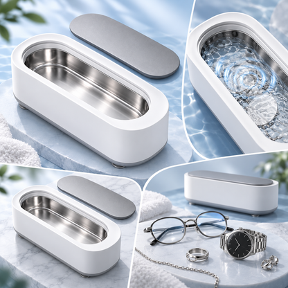 High Frequency Ultrasonic Cleaner Jewelry Compact Digital