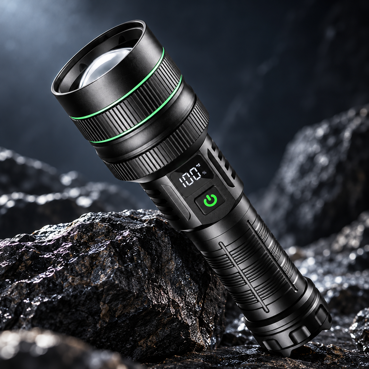 High Lumen Flashlight Powerful Hunting Adjustable Beam