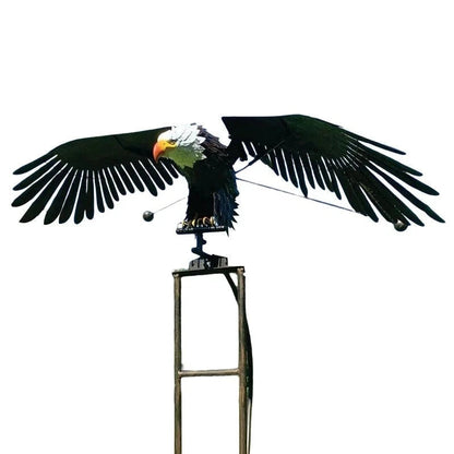 Metal Bird Garden Decoration with Flexible Joints and Wind Motion