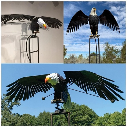 Metal Bird Garden Decoration with Flexible Joints and Wind Motion