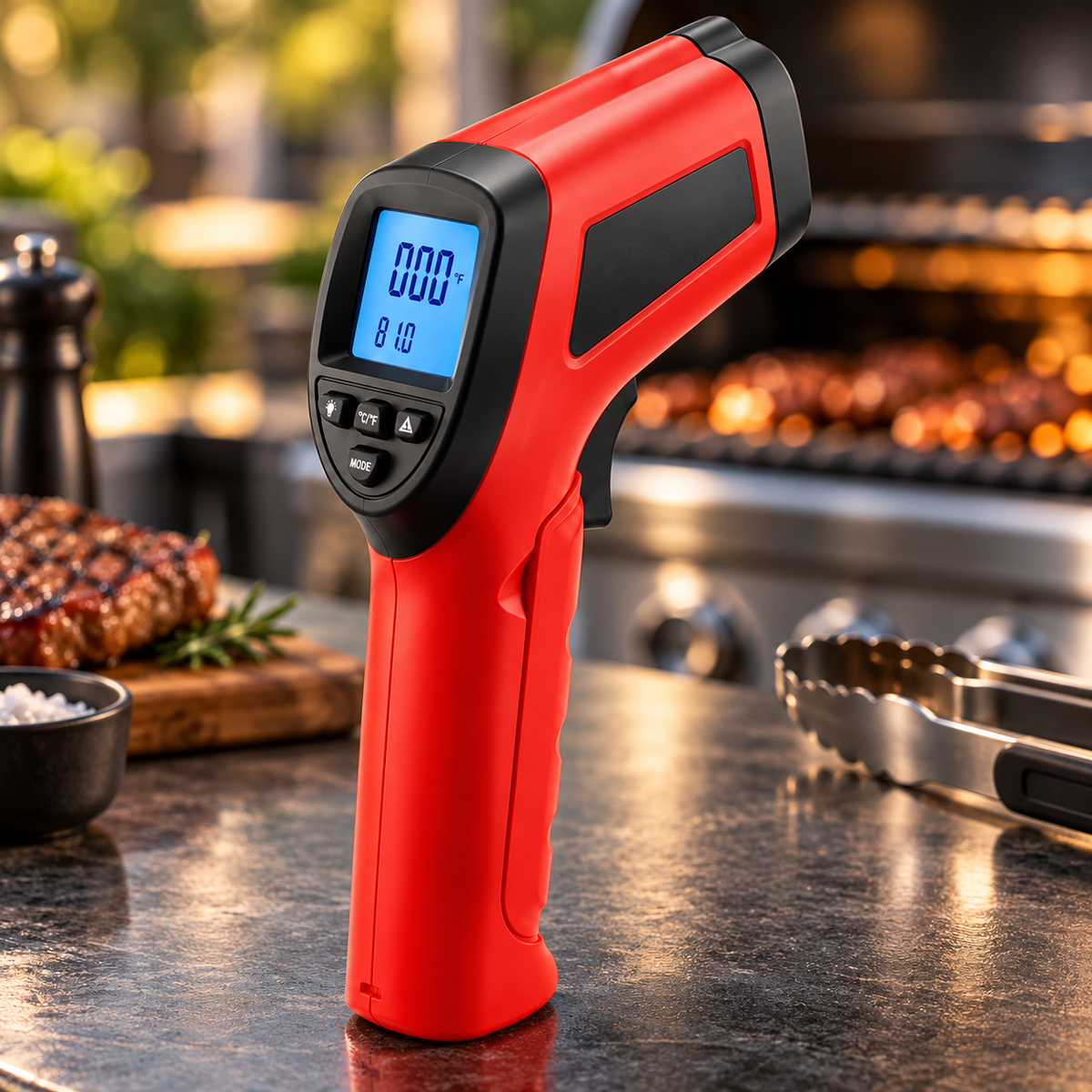 Infrared Surface Thermometer Grilling Laser Cooking