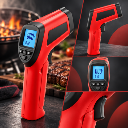Infrared Surface Thermometer Grilling Laser Cooking