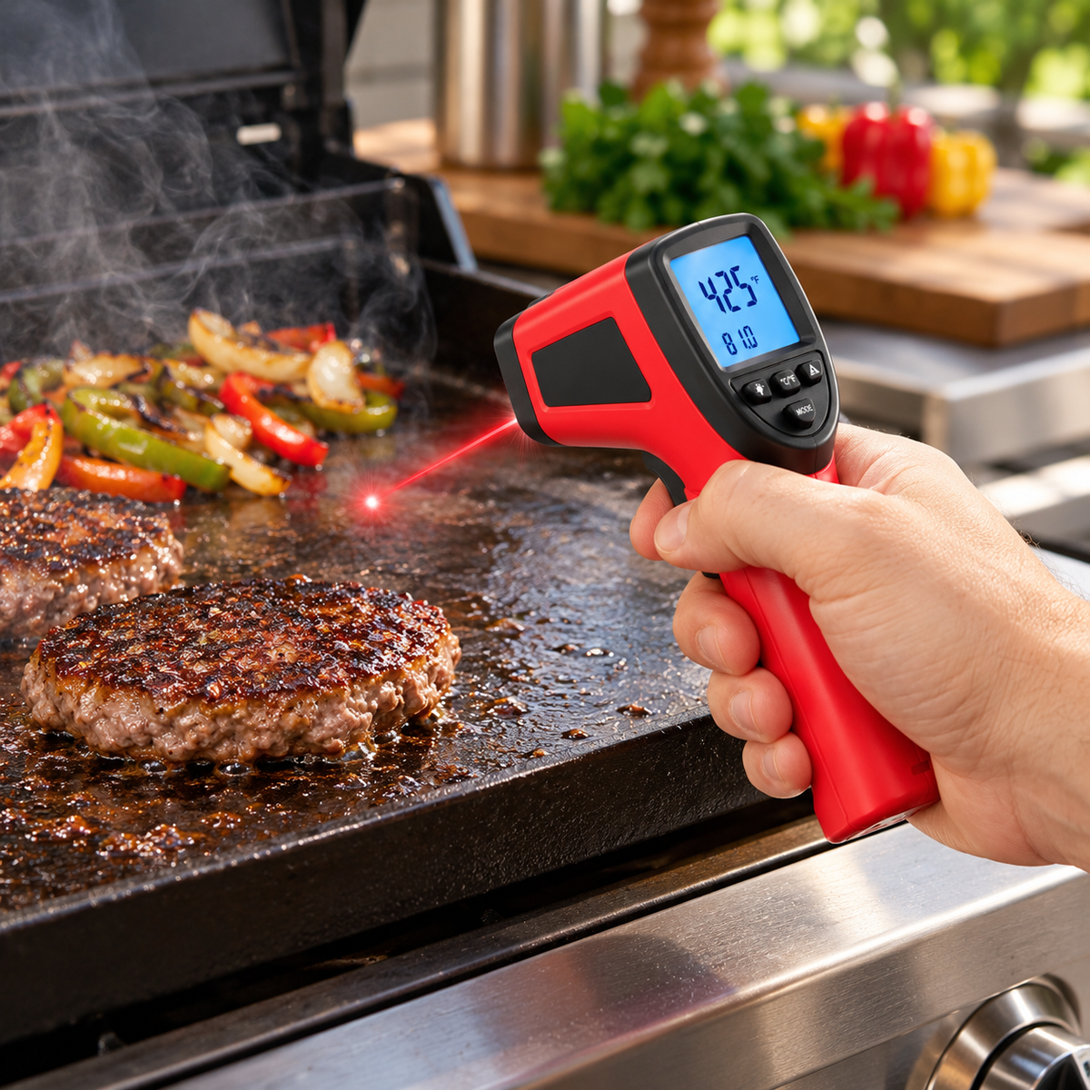 Infrared Surface Thermometer Grilling Laser Cooking